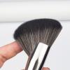2pcs Sickle Brush, Makeup Shading Brush, Soft Synthetic with Wooden Handle, Ergonomic for Face Contouring, Blending Bronzer and Concealer, view 3