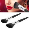 2pcs Sickle Brush, Makeup Shading Brush, Soft Synthetic with Wooden Handle, Ergonomic for Face Contouring, Blending Bronzer and Concealer, view 4