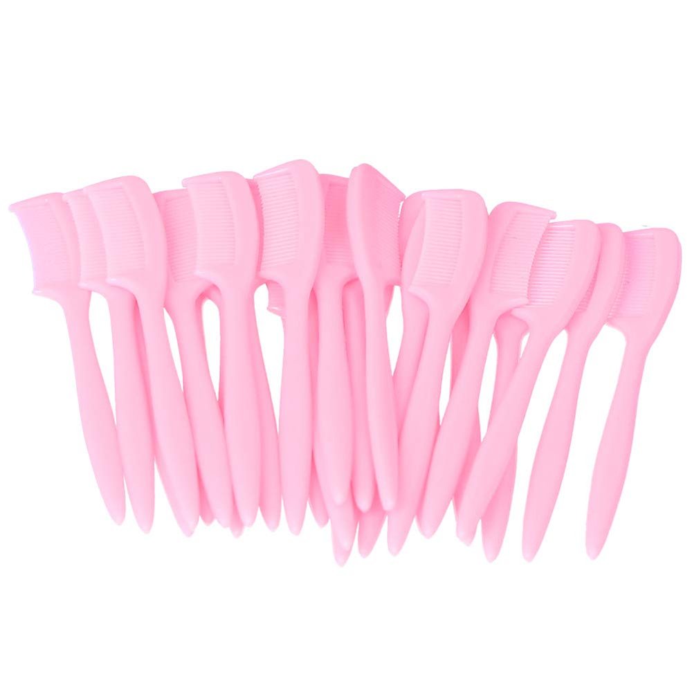Eyelash Separator Comb Mini Eyebrow Comb Sets Professional Eyelash Extension Tool for Personal Use Beauty Salons PP Material 25 Pieces 9cm
