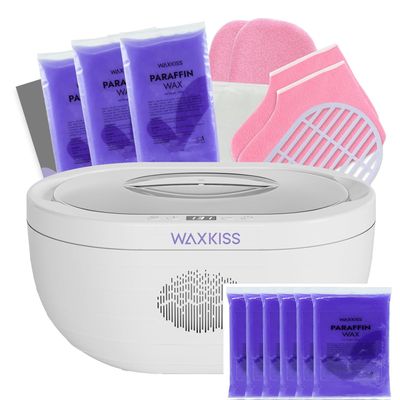 paraffin wax machine kit with an extra box of paraffin wax