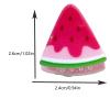 2PCS Mini Watermelon Claw Clips,Watermelon Hair Clips,Fruit Shape Hair Claw Clips,Food Hair Jaw Clips,Acrylic Hair Clip for Women,Small Claw Clips for Girls (Watermelon) view 2
