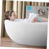Alipis Silicone Shower Brush with Long Handle Ergonomic Bath Body Scrubber for Exfoliating and Massaging All Skin Types for Reach Areas Green view 4