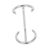 STOBAZA Iron Alloy Razor Brush Holder Stand for Men Shaving Tools Nonslip Base Razor Rack with Upside-down Design for Fast Drying and Extended Brush Life view 1