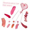 Luxshiny 150pcs Disposable Crystal Lip Brushes for Lipstick and Gloss Application Portable Makeup Tool with Red Pink and Gold Handles Carry Lip Gloss Applicators for Daily Use view 2