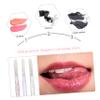 Luxshiny 150pcs Disposable Crystal Lip Brushes for Lipstick and Gloss Application Portable Makeup Tool with Red Pink and Gold Handles Carry Lip Gloss Applicators for Daily Use view 4