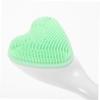 Zerodeko Silicone Facial Cleansing Brush Long Handle Face Scrubber for Women Gentle Exfoliating and Blackhead Removing Beauty Brush Portable for Home and Travel view 3