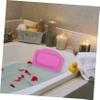 LIFKOME Soft Padded Spa Bath Pillow with Suction Cups Non-Slip Bathtub Neck and Shoulder Support Cushion Compact Household Bath Head Rest for Tubs Comfortable and Secure Bathroom Accessory view 2