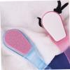 Mobestech 2Pcs Dual-Sided Grinding Foot Stones for Dead Skin Removal Pedicure Files with Smooth and Rough Surfaces Comfortable Callus Remover for Home and Salon Use Random Random Color view 4