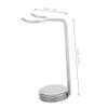 Didiseaon Alloy Shaving Brush Holder Stand with Anti-slip Base for Men Grooming Tools Soft Bristle Razor and Brush Organizer for Bathroom Home and Travel Use Space-saving Shaver Storage view 2