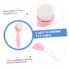 FRCOLOR Soft Bristle Manual Facial Cleansing Brush for Women and Gentle Pore Cleaning Face Scrubber with Handheld Design Makeup Removal and Skin Massage Tool for Deep Facial Cleansing view 2