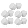 GANAZONO 10pcs Refillable Round Plastic Cosmetic Jars with Leakproof Lids Travel Cream Containers for Face Powder Lotion Bottles Portable Makeup Storage for Beauty and DIY view 1