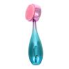 Alipis Silicone Facial Cleansing Brush for Women Dual-Sided Manual Exfoliator with Ergonomic Electroplated Handle Deep Pore Cleansing and Soothing Skin Massage Travel-Friendly Skincare view 1