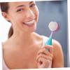 Alipis Silicone Facial Cleansing Brush for Women Dual-Sided Manual Exfoliator with Ergonomic Electroplated Handle Deep Pore Cleansing and Soothing Skin Massage Travel-Friendly Skincare view 4