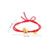 Unomor 6pcs Red Elastic Hair Ties Stretchy Ponytail Holders No Damage Hair Bands for Thick Curly Fine Women Chinese Year Party Favor view 2