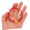 Unomor 6pcs Red Elastic Hair Ties Stretchy Ponytail Holders No Damage Hair Bands for Thick Curly Fine Women Chinese Year Party Favor view 4
