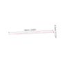 Alipis Disposable Lipstick Applicator Brush with Transparent Handle Fine Micro Swabs for Lip Gloss Lash Extensions and Eyebrow Grooming Multipurpose Travel Makeup Cotton Swabs Beauty view 2