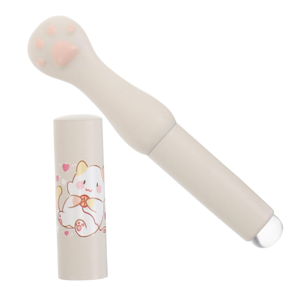 Healvian Silicone Lip Brush Cat Claw Design Portable Lipstick Applicator with Round Head for Smooth Even Makeup Application Cute Makeup Tool for Women