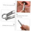 Alipis Portable Stainless Steel Nose Hair Trimmer Safe Nasal Hair Clipper for Men and Home Use Multipurpose view 4
