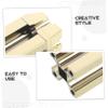 Beatifufu 2pcs Gold Four-Way Eyebrow Pencil Sharpener with Precision Slot Design for Flat Tip Refining Portable Professional Makeup Tool for Accurate Shaping and Travel Eyebrow Enhancement view 3
