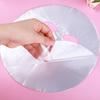 400-Pack Disposable Face Mask Sheets DIY Transparent Plastic Facial Wrap for Enhanced Skincare & At-Home Spa Skincare Preservative DIY Clear Spa Facial Sheet Mask Thin Plastic Wrap Moisture Retention view 3