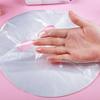 400-Pack Disposable Face Mask Sheets DIY Transparent Plastic Facial Wrap for Enhanced Skincare & At-Home Spa Skincare Preservative DIY Clear Spa Facial Sheet Mask Thin Plastic Wrap Moisture Retention view 4