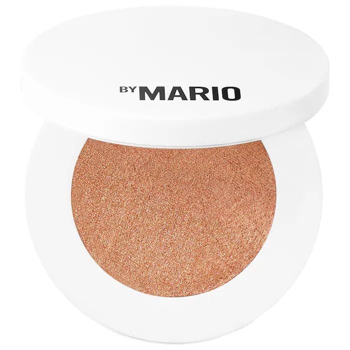 Makeup B-M Soft Glow Highlighter - Silky, Natural-Looking Shine on Face and Body - Color: Bronze (luminous bronze infused with copper that flatters medium-dark to deep skin tones)