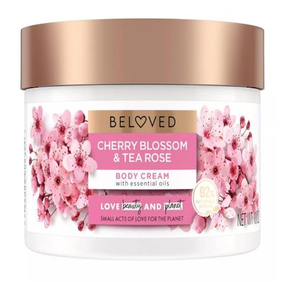 Beloved Cherry Blossom & Tea Rose Body Cream 10 oz (Pack of 1)