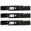 3 Toothed Blades fit Replacement for Cub Cadet RZT54 GT2550 GT2550H GT2754 GT5024 GT5427 54" view 1