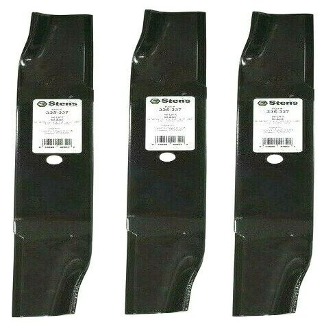 3pk Hi-Lift Blade fit Replacement for Country Clipper H-1714 1714 Snapper 79369 79388 48" Deck