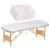 30PCS Disposable Fitted Massage Table Sheets with Elastic, Heavy Duty Elastic Disposable Bed Cover, Breathable White Sheets for Spa Massage Beauty Tattoos Non Woven Fabric 36 x 85 in view 1