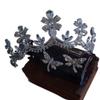 Elegant Bride Crystal Tiara Crown - Wedding Headpiece for Bridal Party, Photography, Pageants (Style 1) view 1