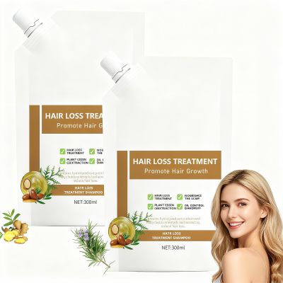 300ml Anti-Hair Fall Hair Loss Shampoo - Promote Hair Growth, Enriched with Multiple Plant Extracts, Suitable for All Hair Types (2 Bottle)