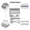 2pcs Hair Clipper Blade Cutter Head Replacement,Compatible For WAHL,Electric Trimmer Shaver Trimmers Accessories(Golden) view 3