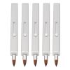 5Pcs Lip Brush Retractable, Portable Multipurpose Nylon Lip Makeup Brush, Single Ended Lip Brush with Grey, Soft for Application, for Storage view 3