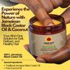 Tropic Isle Living Daily Hair Moisturizer For Black Women  3x Coconut Jamaican Black Castor Oil Hair Food 4 oz Bundle with Shea Butter, Vitamin E, and Rosemary  Moisturizing  Gift Set (3 Items) view 3