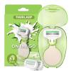 Mini Travel Razors for Women, 5-Blade Razor Kit with 3 Refills & Case view 1