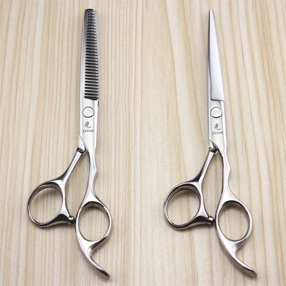 6.0' Stainless Steel Hair Clippers, Salon Hair Blending/Thinning/Texturizing Scissor, Smooth Motion & Fine Cut, for Hair Cutting, Wigs Texturizing Tools
