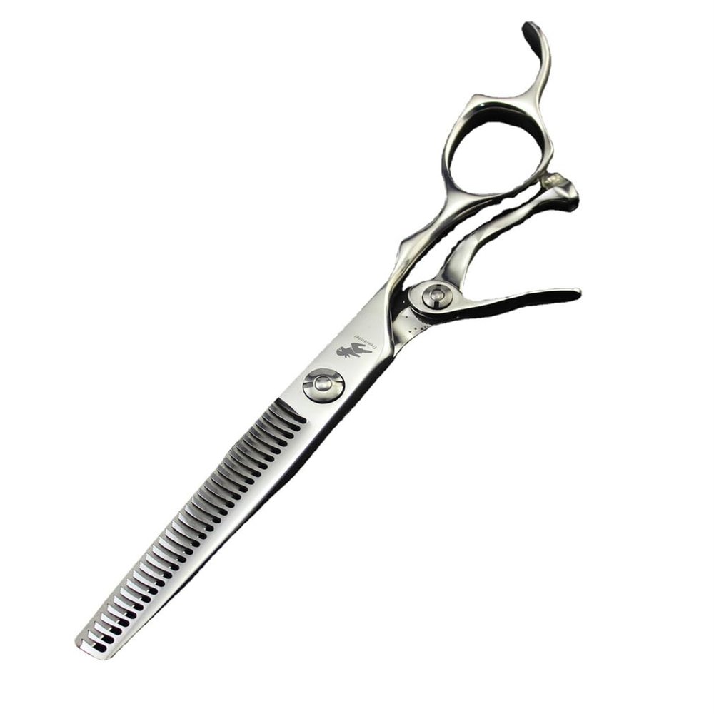 6.0' Hairdressing Scissors Set, Thin Stainless Steel Barber's Scissors, Exquisite Appearance, Complete with A Comb and A Handbag, Suitable for Hairdressers