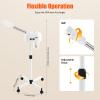 FFIHAKL Professional Facial Steamer, Esthetician Steamer on Wheels, Height Adjustable & 360 Rotatable Nozzle, Ozone Face Steamer for Spa, Salon and at Home Use view 2