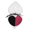 Alipis 1 Box Heart Shape Makeup Eggs Dual-purpose Cosmetic Sponge Pads for Wet and Dry Use Soft Flocking Beauty Blending Sponges in Reddish Black for Foundation Cream Powder Concealer view 1