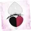 Alipis 1 Box Heart Shape Makeup Eggs Dual-purpose Cosmetic Sponge Pads for Wet and Dry Use Soft Flocking Beauty Blending Sponges in Reddish Black for Foundation Cream Powder Concealer view 4