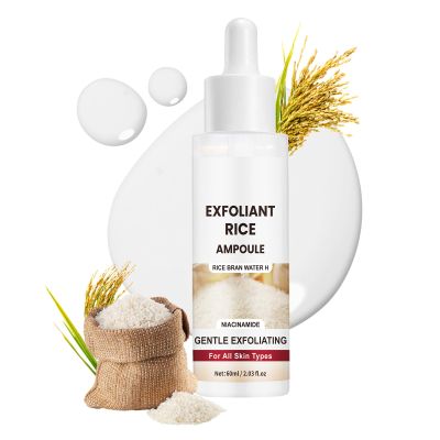 Peel Shot Glow Rice Peeling Ampoule, Daily Soft Exfoliating Face Dead Skin Cells Blackhead Remover, Gentle Peel & Deep Hydration for All Skin Types Skin Care 80ML