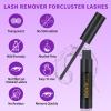 Lash Cluster Glue Remover,Quick-Dissolving Eyelash Glue Remover for DIY Lash Extensions Remover with Safe Formula Lash Clusters Remover 5ml (Remover-pink) view 2