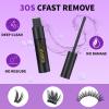 Lash Cluster Glue Remover,Quick-Dissolving Eyelash Glue Remover for DIY Lash Extensions Remover with Safe Formula Lash Clusters Remover 5ml (Remover-pink) view 3