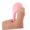 DEARMAMY 2 pcs Double-end Silicone Face Brush for Facial Cleansing and Mask Application Soft Cute Facial Scrubber for Deep Pores Cleaning and Smooth Skin Comfortable Grip Pink view 3
