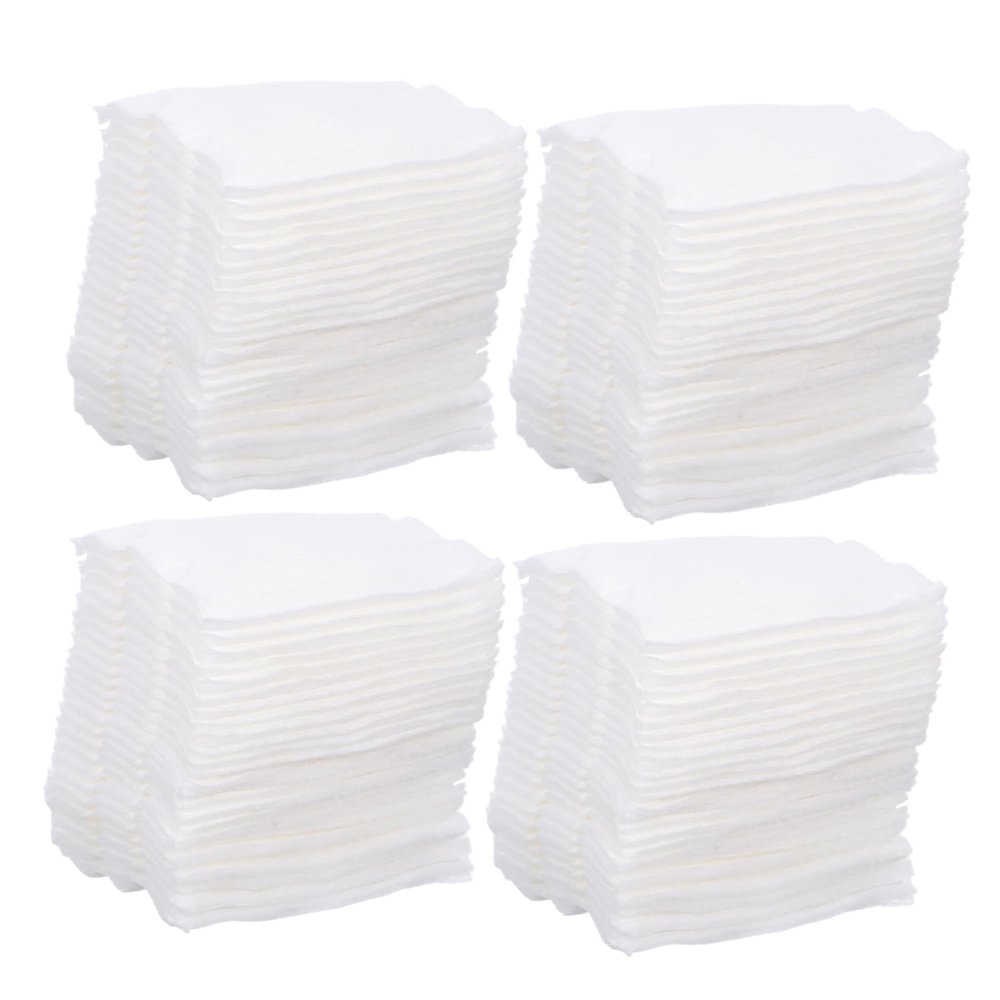 Mobestech 220pcs Pure Cotton Makeup Pads with Skin-Friendly Double-Sided Thickened Design Portable Cosmetic Cotton Pads for Face Makeup Removal Toner Application and Skincare Use with