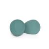 Beaupretty 1 Box Heart Shape Makeup Eggs Dual-purpose Wet and Dry Cosmetic Sponges for Foundation Blending and Powder Application Soft Flocking Beauty Puff in Dark Green for Skin and Body view 3