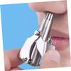 Alipis Men's Manual Nose Hair Trimmer Precision Ear Hair Removal Tool Portable for Travel and Daily Use Safe Gentle Grooming Accessory view 3