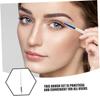 NIYANGLE 3pcs Fine Point Eyeliner Brush Ultrafine Precision Cosmetic Tool for Detailed Eyeliner and Aegyosal Effect Portable Beauty Makeup Brushes for Professionals and Enthusiasts view 3