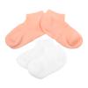 STOBAZA 2 Pairs Moisturizing Elastic Spa Socks for Women and Men Lotion Socks for Cracked Dry Feet Reusable Foot Covers with High Elasticity for Intensive Hydration and Exfoliating view 1